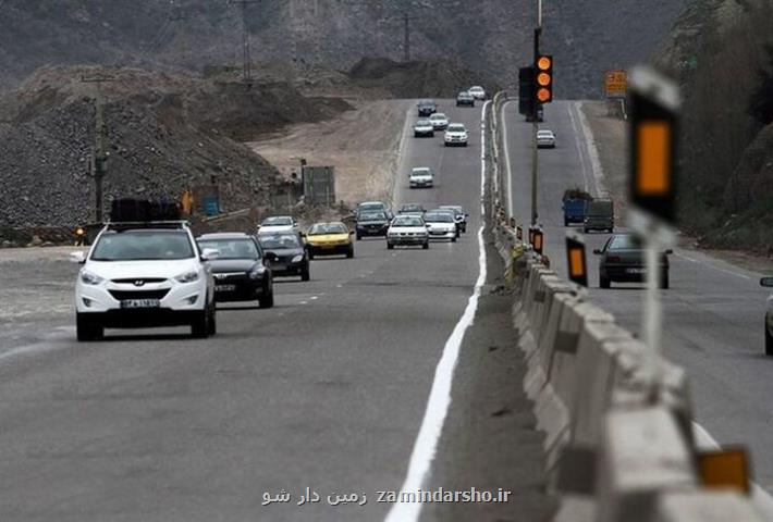 تردد روان در محورهای چالوس، هراز و فیروزکوه